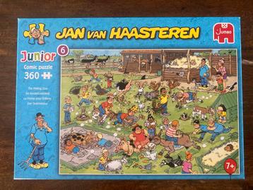 🎁 z.g.a.n junior puzzel Jan van Haasteren 360 stukjes beschikbaar voor biedingen
