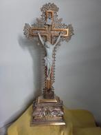 14262) mooi antiek kruisbeeld  hoog  46cm, Antiek en Kunst, Antiek | Religie, Ophalen of Verzenden