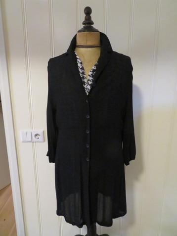 Dames blouse lang Bandolera maat 44 zwart beschikbaar voor biedingen