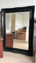 Grote spiegel zwart, Antiek en Kunst, Antiek | Spiegels, Ophalen, Rechthoekig