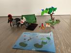 playmobil set 5438 kampeerder met motorfiets     , Complete set, Ophalen of Verzenden, Zo goed als nieuw