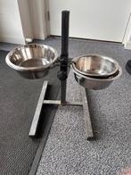 Voerbak drinkbak op standaard, Dieren en Toebehoren, Hondenvoerbakken en Drinkbakken, Ophalen, Verstelbaar