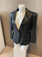 Leren zomer jas blazer van DNA Amsterdam maat S, Kleding | Dames, Info@again.nu, Zwart, Ophalen of Verzenden, Zo goed als nieuw