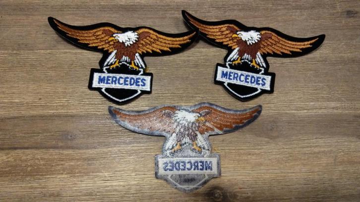 Mercedes adelaar vogel auto vrachtwagen logo patch embleem, Verzamelen, Automerken, Motoren en Formule 1, Nieuw, Auto's, Ophalen of Verzenden