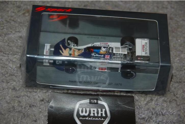 SALE !! 1:43 HESKETH 308D EDWARDS F1 SPARK S2469 WRH, Hobby en Vrije tijd, Modelauto's | 1:43, Zo goed als nieuw, Auto, Overige merken
