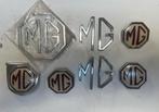 MG emblemen metaal en kunststof, Ophalen of Verzenden, Gebruikt, MG