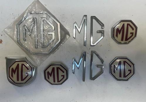 MG emblemen metaal en kunststof, Auto-onderdelen, Klein materiaal, MG, Gebruikt, Ophalen of Verzenden