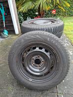 Winterbanden met stalen velg, Ophalen, Gebruikt, 15 inch, Banden en Velgen