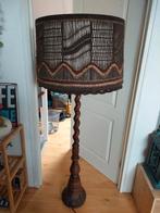 Vintage lamp, Ophalen, Gebruikt, Bruin, 50 cm of meer
