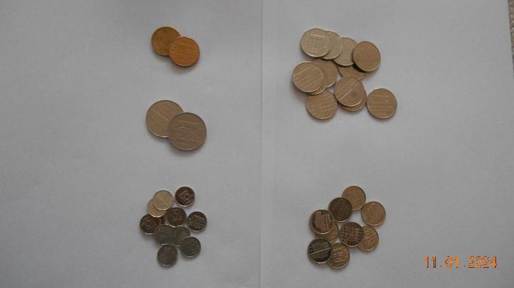 1 NL set Beatrix gebruikt., Postzegels en Munten, Munten | Nederland, Losse munt, Euro's, Koningin Beatrix, Ophalen of Verzenden