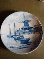 Oud Bord  Wandbord met molen en bootjes  Porceleyne Fles?, Antiek en Kunst, Ophalen of Verzenden