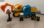 Duplo 10931 De Bouwplaats met Vrachtwagen, Kinderen en Baby's, Speelgoed | Duplo en Lego, Ophalen of Verzenden, Zo goed als nieuw
