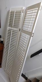 houten witte hoge shutters, Huis en Inrichting, Ophalen, Gebruikt, 200 cm of meer, Wit
