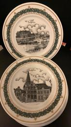 6 antieke borden stad zutphen, Ophalen of Verzenden