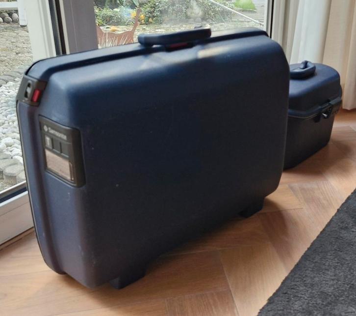 Samsonite Oyster weekendkoffer en beautycase, Sieraden, Tassen en Uiterlijk, Koffers, Gebruikt, Hard kunststof, Slot, Ophalen of Verzenden