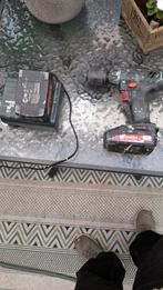 2 x Accu lader en boor machine. Metabo, Gebruikt, Variabele snelheid, Ophalen of Verzenden, Boor- en Schroefmachine