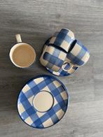 Kopjes en Schotels, Huis en Inrichting, Keuken | Servies, Gebruikt, Ophalen of Verzenden, Kop(pen) en/of Schotel(s), Aardewerk