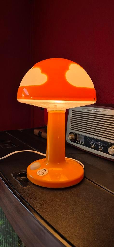 Vintage IKEA mushroom Tafellamp Oranje, Antiek en Kunst, Antiek | Lampen, Ophalen of Verzenden