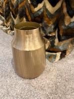 Goudkleurige vaas, Huis en Inrichting, Woonaccessoires | Vazen, Overige kleuren, Ophalen of Verzenden, Minder dan 50 cm, Glas