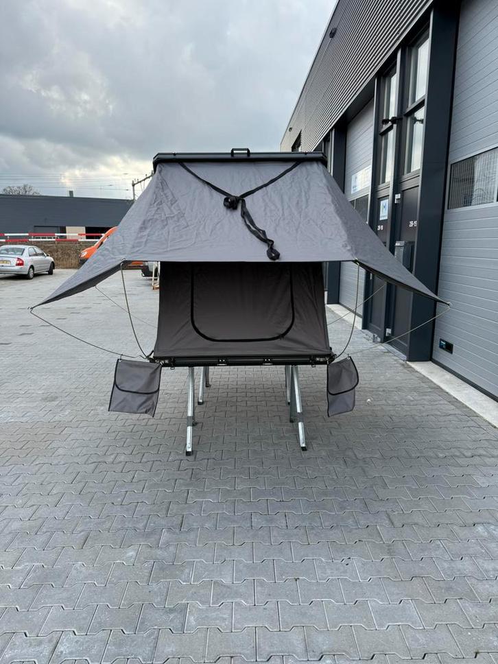 Zwart grijze alluminium daktent NIEUW ONGEBRUIKT, Caravans en Kamperen, Tenten, tot en met 2, Nieuw, Ophalen