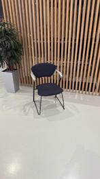 Kantoor stoelen 4 stuks, Huis en Inrichting, Stoelen, Ophalen, Blauw, Zo goed als nieuw, Metaal