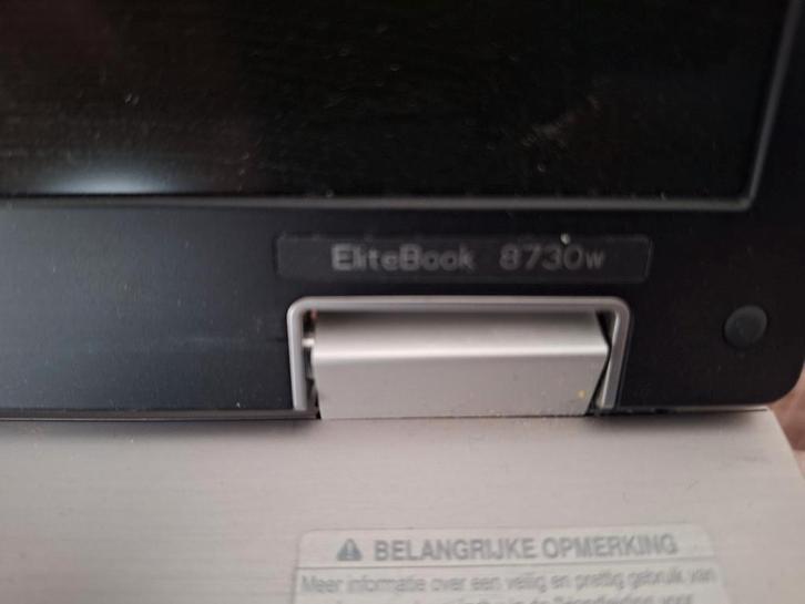 hp elitebook 8730 w let op in onderdelen, Computers en Software, Windows Laptops, Gebruikt, 17 inch of meer, HDD, 2 tot 3 Ghz