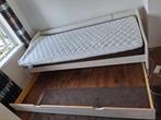 1 persoons bed, Huis en Inrichting, Slaapkamer | Bedden, Ophalen, Gebruikt, 90 cm, Eenpersoons