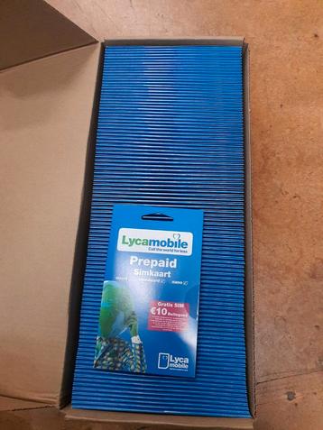 Partij Oude Simkaarten - Nieuw in Verpakking (100 stuks) beschikbaar voor biedingen