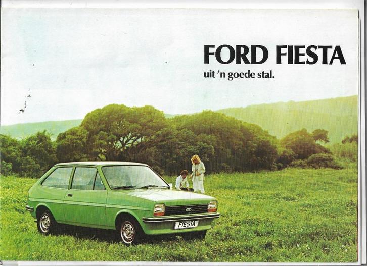 Brochure Ford FIESTA, 1976 (NL)., Boeken, Auto's | Folders en Tijdschriften, Nieuw, Ford, Ophalen of Verzenden