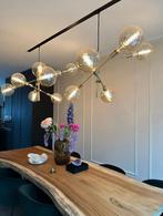 2 luxe design hanglampen incl. XXL LED lampen. 54% korting!, Huis en Inrichting, Ophalen, 50 tot 75 cm, Zo goed als nieuw, Glas