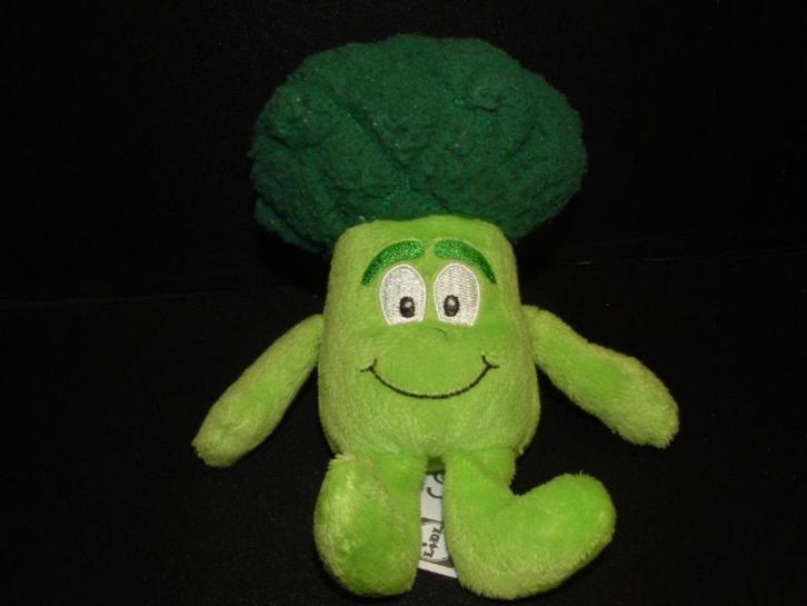 LIDL VITAMINIS BRAM BROCCOLI VELOURS LICHTGROEN MET, Kinderen en Baby's, Speelgoed | Knuffels en Pluche, Nieuw, Overige typen