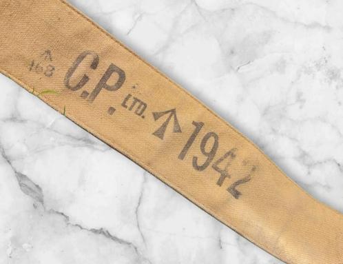 British WO2 Army Webbing belt 1942, Verzamelen, Militaria | Tweede Wereldoorlog, Landmacht, Engeland, Ophalen of Verzenden