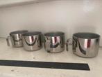 4 Italiaanse koffiekopjes. Italwaber, Huis en Inrichting, Ophalen of Verzenden, Porselein, Overige stijlen, Overige typen
