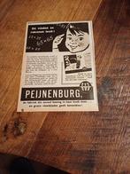 Advertentie Peijnenburg koek rekenen 1958, Verzamelen, Ophalen of Verzenden, Zo goed als nieuw, Overige typen
