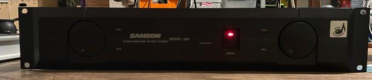 Samson Servo 260 Studio Versterker, Muziek en Instrumenten, Versterkers | Keyboard, Monitor en PA, Gebruikt, Overige typen, Minder dan 500 watt