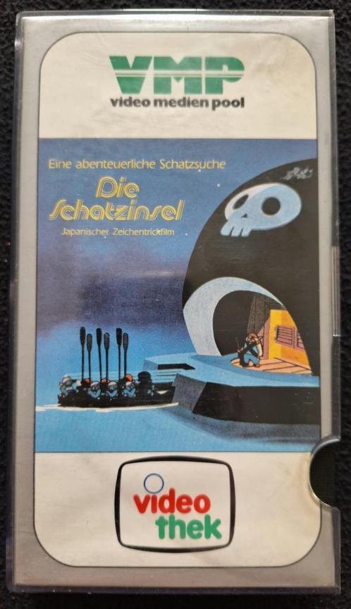 Die Schatzinsel - VMP- Duits - zeldzaam (VHS), Cd's en Dvd's, VHS | Kinderen en Jeugd, Zo goed als nieuw, Tekenfilms en Animatie