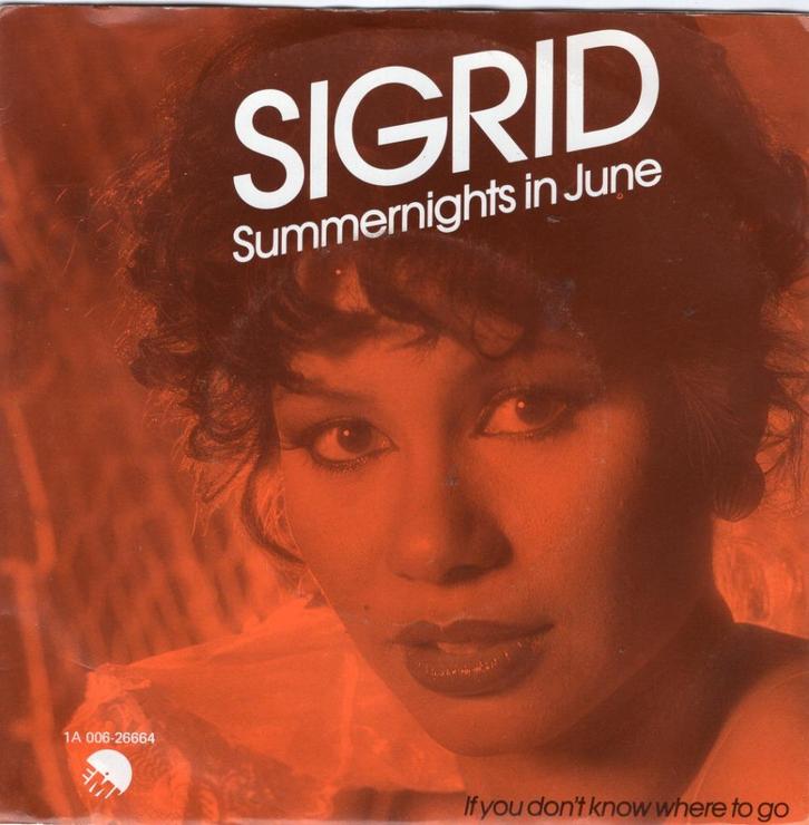 SIGRID  -  Summernights in June, Cd's en Dvd's, Vinyl Singles, Gebruikt, Single, Pop, 7 inch, Ophalen of Verzenden