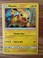 Pikachu SM76 Black Star Promo Pokémon Kaart, Ophalen of Verzenden, Nieuw, Losse kaart, Foil