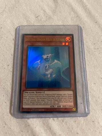 Yu-Gi-Oh! Spectral Dragon Ruler of Flickers beschikbaar voor biedingen