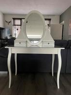 Hemnes toilettafel met spiegel, wit, Huis en Inrichting, Tafels | Kaptafels, Zo goed als nieuw, Ophalen