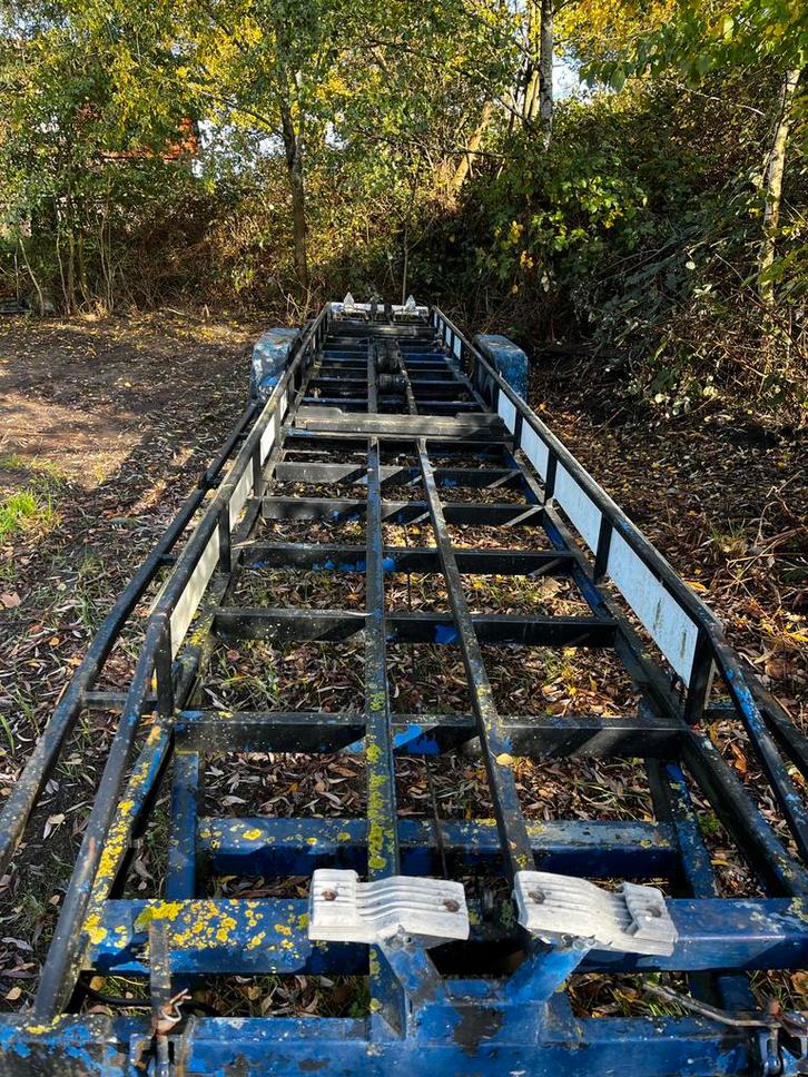 Drakenboot Trailer - Tandemasser - 10m, Watersport en Boten, Boottrailers, Gebruikt, Overige typen, Minder dan 1500 kg, 9 meter of meer