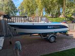 Topcraft 440 Millenium visboot / familieboot + DEM trailer, Watersport en Boten, Ophalen, Gebruikt, 30 tot 50 pk, 3 tot 6 meter