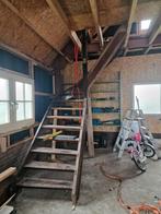 Mahoniehouten Trap - Hardhout, Ophalen of Verzenden, Gebruikt, 2 tot 4 meter