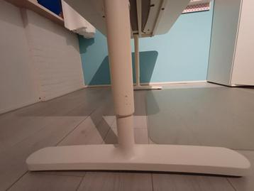 Wit Ikea Besta bureau 160x80 - afbeelding 3