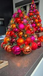 Gezellig gekleurde ballenboom rose, rood, oranje, Ophalen of Verzenden, Zo goed als nieuw