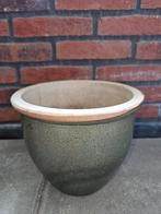 Mooie terracotta bloempot, Tuin en Terras, Ophalen, Rond, Terracotta, Minder dan 25 cm