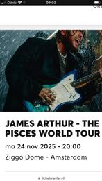 James Arthur concert 24 november 2025, Tickets en Kaartjes, Eén persoon, November