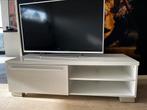 Hoogglans wit tv-meubel 120 cm breed, 45 cm diep, 38 cm hoog, Gebruikt, Ophalen