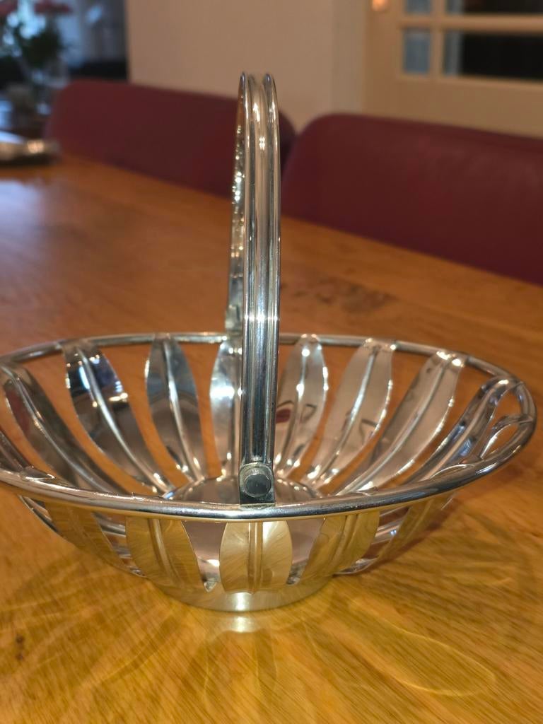 Verzilverde Mand met Hengsel, Ophalen of Verzenden