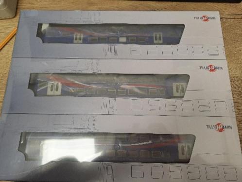 502212 Tillig Spoor H0 3 Stuks Set Bi-Level Auto's, Hobby en Vrije tijd, Modeltreinen | H0, Nieuw, Wagon, Gelijkstroom of Wisselstroom